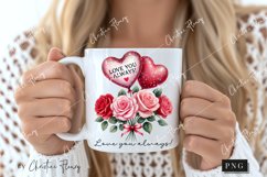Love You Valentines Quote PNG | Valentines Day PNG Product Image 2