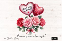 Love You Valentines Quote PNG | Valentines Day PNG Product Image 4