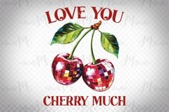Love You Cherry Much PNG Product Image 1