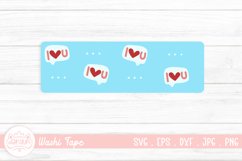 Valentine Washi Tape Clipart Sticker Product Image 1