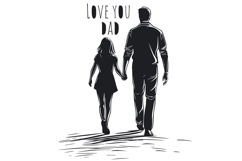 Love you dad SVG|Father&#039;s Day Product Image 4