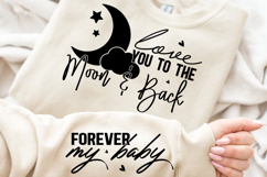 Love You to the Moon And Back SVG Design Product Image 3