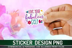 Love your fabulous self Stickers PNG Product Image 1