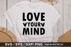 Mental Health SVG Design - Mental Health T-shirt Design Product Image 4