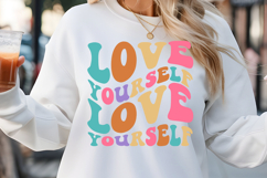 Love yourself SVG, Mental Health SVG Product Image 1