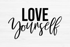 Love Yourself | Motivational Cut File Product Image 2