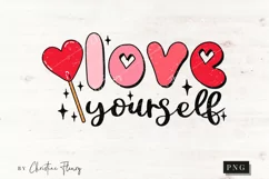 Love Yourself PNG | Valentine's Day PNG Product Image 3