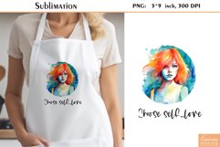 Positive Quotes|Love Yourself| Apron Design Product Image 1