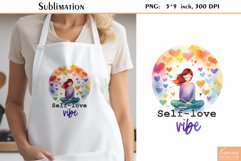 Positive Quotes|Love Yourself| Apron Design Product Image 1