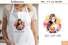 Positive Quotes|Love Yourself| Apron Design Product Image 1
