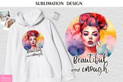 Watercolor Motivational Quotes |Love Yourself Sublimation Product Image 1