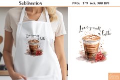 Positive Quotes|Love Yourself| Apron Design Product Image 1
