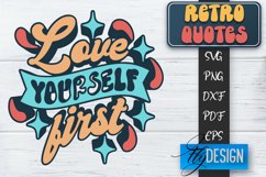 Retro Design | Retro Quotes | Quotes 80&#039;s SVG | SVG File v.2 Product Image 1