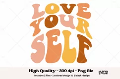 Love Yourself Png Sublimation Design | Mental Health Png