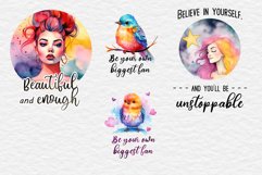 Love Yourself Sublimation| Motivational Quotes Tshirt Bundle Product Image 6