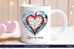 Love me more Quote | Valentines Day Sublimation Product Image 1