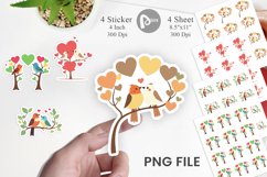 Lovebirds Sticker Product Image 1