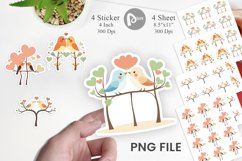 Lovebirds Sticker Product Image 1