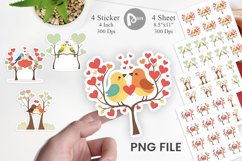Lovebirds Sticker Product Image 1