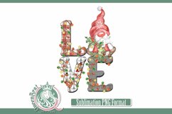 Love Christmas Gnome Sublimation Product Image 4