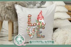 Love Christmas Gnome Sublimation Product Image 2