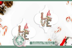 Love Christmas Gnome Sublimation Product Image 3