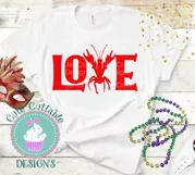 Crawfish Boil svg Crawfish SVG, LOVE Svg, Mardi Gras Svg Product Image 2