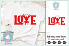 Crawfish Boil svg Crawfish SVG, LOVE Svg, Mardi Gras Svg Product Image 1