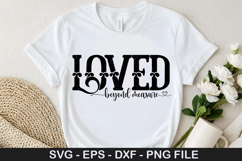 Family SVG Design - Loved beyond measure Product Image 4