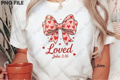 Loved John 316 Bow PNG Product Image 2