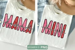 Loved Mama PNG | Loved Mini PNG | Mama Mini Valentine PNG Product Image 1