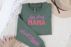 One Loved Mama Sleeve SVG, Valentine's Day SVG Design Product Image 2