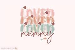 Mom Mama Mother’s Day SVG T-shirt Design, Mother’s Day SVG Product Image 1