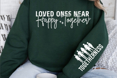 Loved ones near happy together Sleeve SVG Design Product Image 2