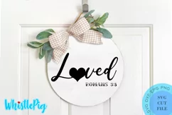 Loved Svg Bible Quotes Svg Christian Quotes Svg Religious Product Image 1