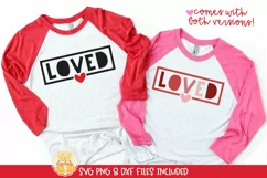 Kid's Valentine's Day Shirt SVG Quote on Raglan Shirt Mockup