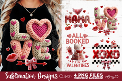 Valentine Latch Hook Yarn Sublimation Designs Product Image 5