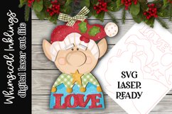 Love Elf SVG For Laser Cutting Product Image 1