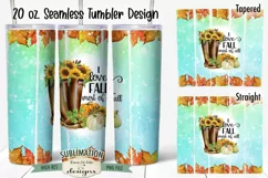 Love Fall Most Of All 20 oz Seamless Tumbler Sublimation PNG Product Image 1