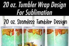 Love Fall Most Of All 20 oz Seamless Tumbler Sublimation PNG Product Image 2