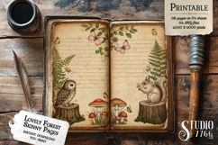 Lovely Forest Skinny Junk Journal Pages Product Image 2