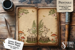 Lovely Forest Skinny Junk Journal Pages Product Image 3