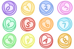 Lovely Hearts Font Valentines Letters Retro Sweets PNG SVG Product Image 4