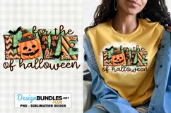 Love Of Halloween Sublimation Design | Cute Halloween PNG Product Image 1