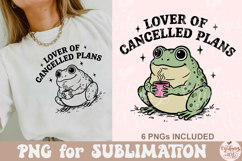 Lover Of Cancelled Plans PNG Product Image 5