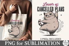 Lover Of Cancelled Plans PNG Product Image 4