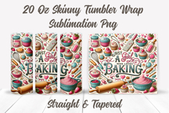 Just A Girl Who Loves Baking, Kitchen Tools Tumbler, Baker Product Image 2