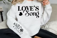 Loves Song Sleeve SVG, Christian SVG Design Product Image 2