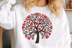 Love Tree Embroidery Design Product Image 2
