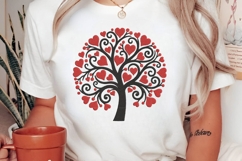 Love Tree Embroidery Design Product Image 4